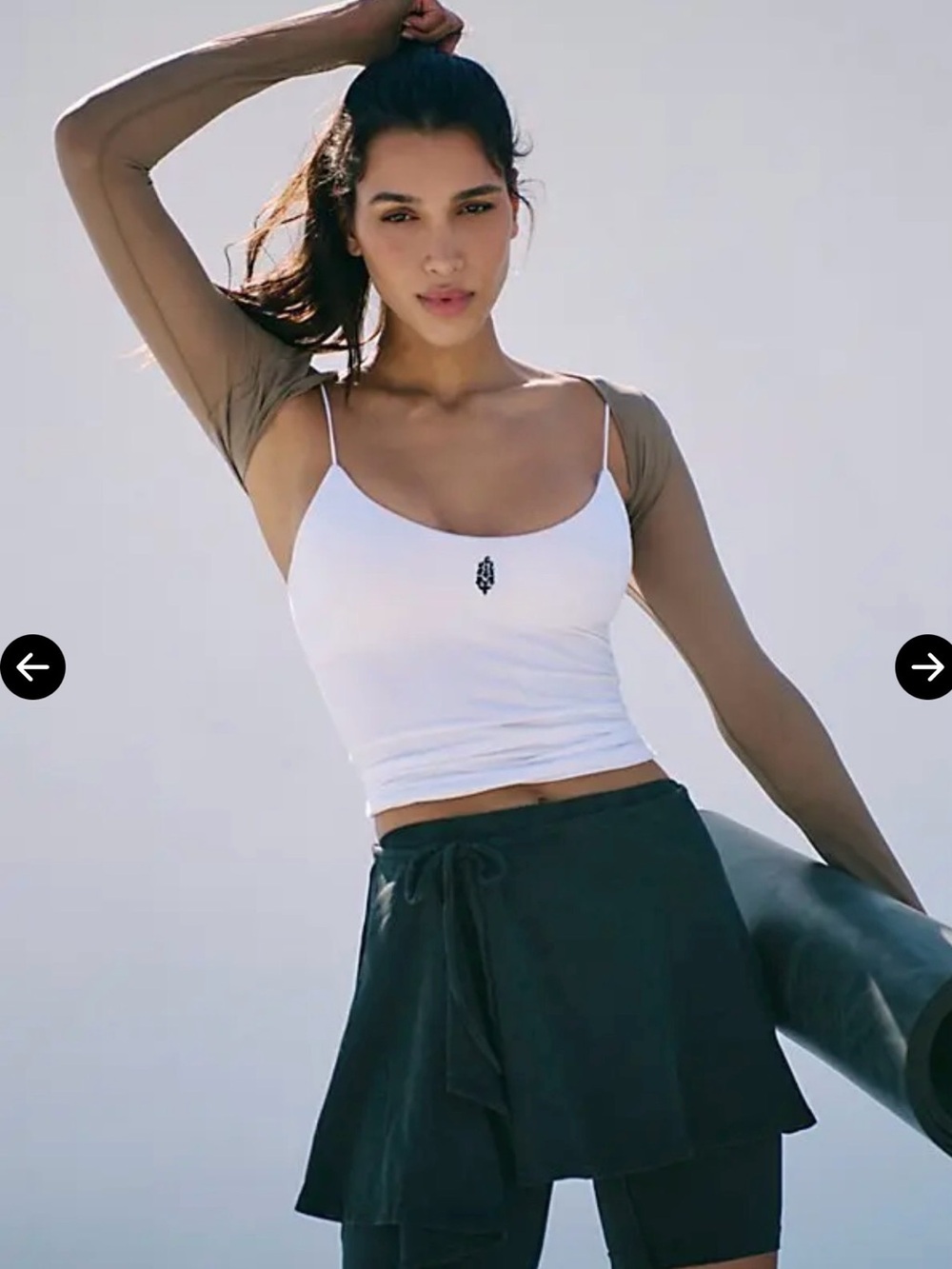 NWT Free People My Tie Skirted Biker Short S